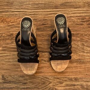 Vince Camuto Women's Footwear Patrest Raffia Platform Sandal Heeled